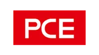 PCE electric brand logo MHR KSA