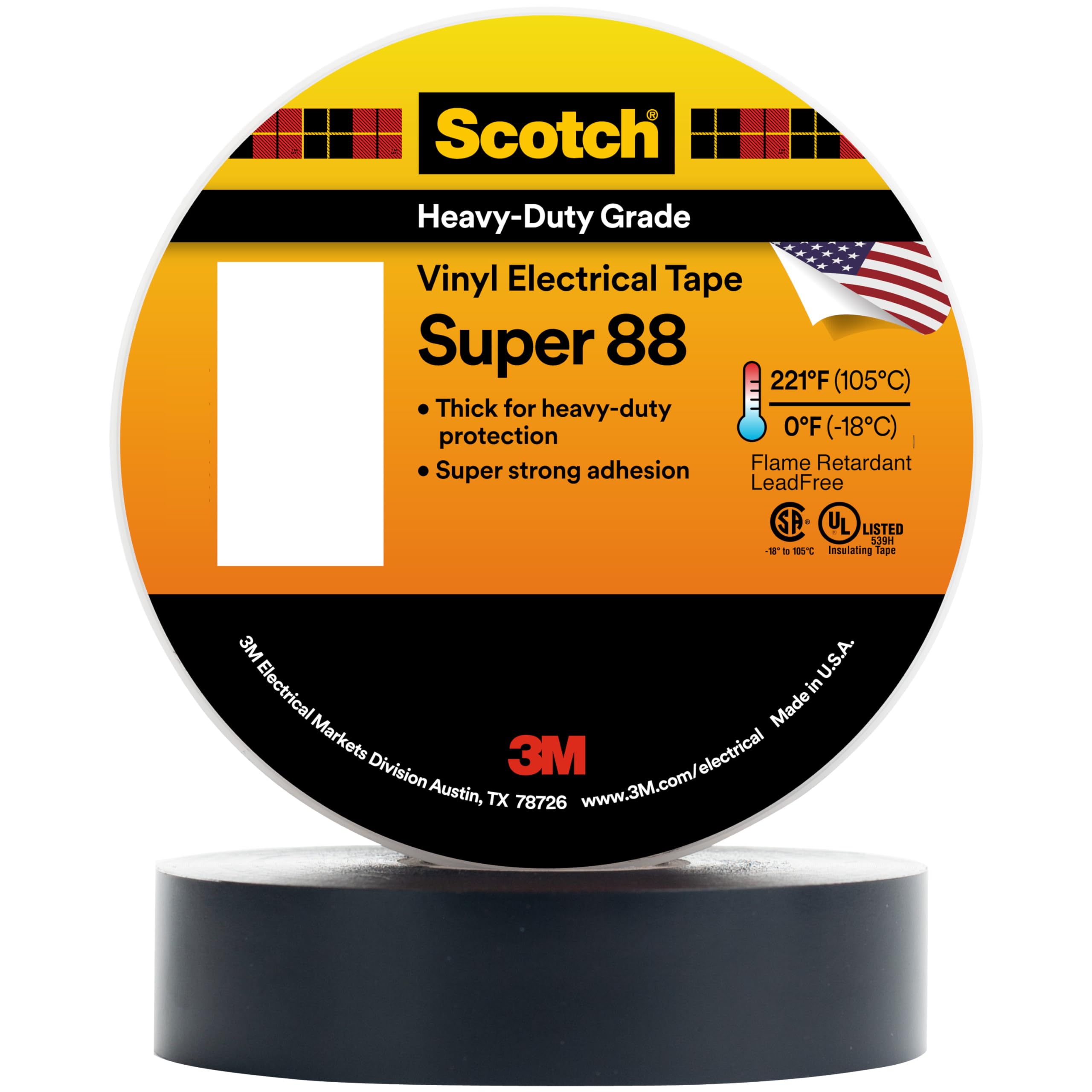 3M™ Scotch® Super 88 Vinyl Electrical Tape  in Electrical